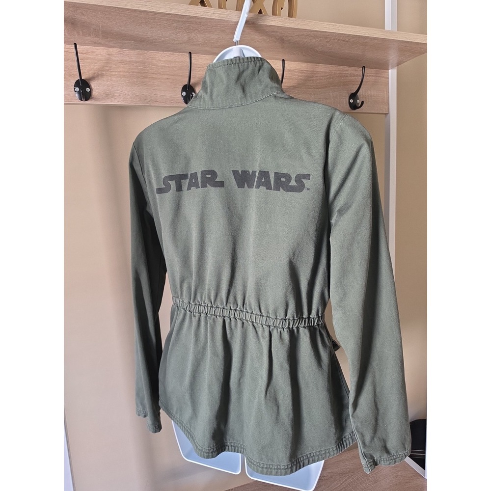 Star Wars Her Universe Yoda Military Utility Jacket Women’s Medium Green - Picture 4 of 11